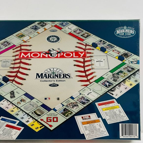 Vintage Monopoly Seattle Mariners MLB 25th Anniversary Board Game New Sealed - Picture 5 of 7